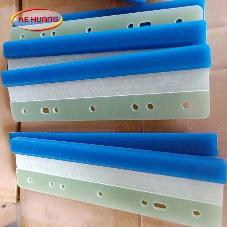 
factory price screen printing textile full rubber blanket squeegee with high quality 