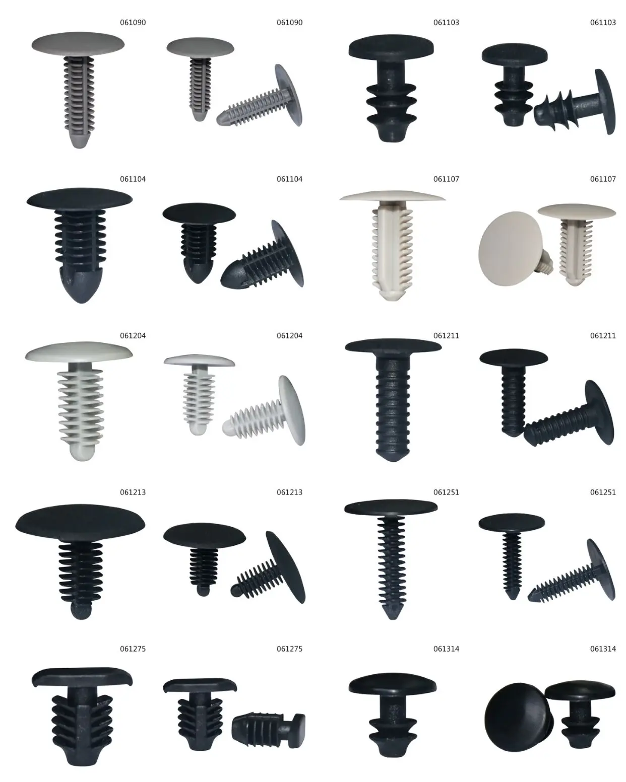 Factory supply retainer auto  clips and fasteners  automotive christmas pine tree clipsPlastic rivets Auto body clips061338