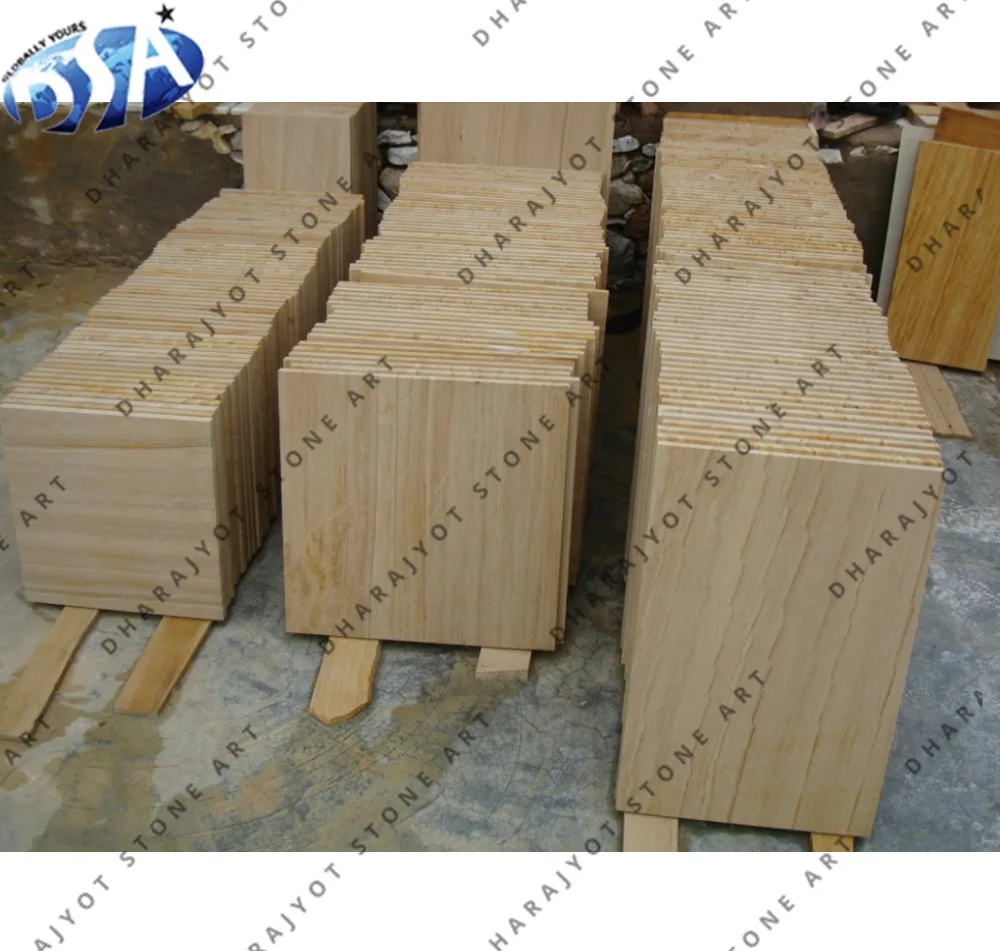 indian yellow teak wood sandstone block prices