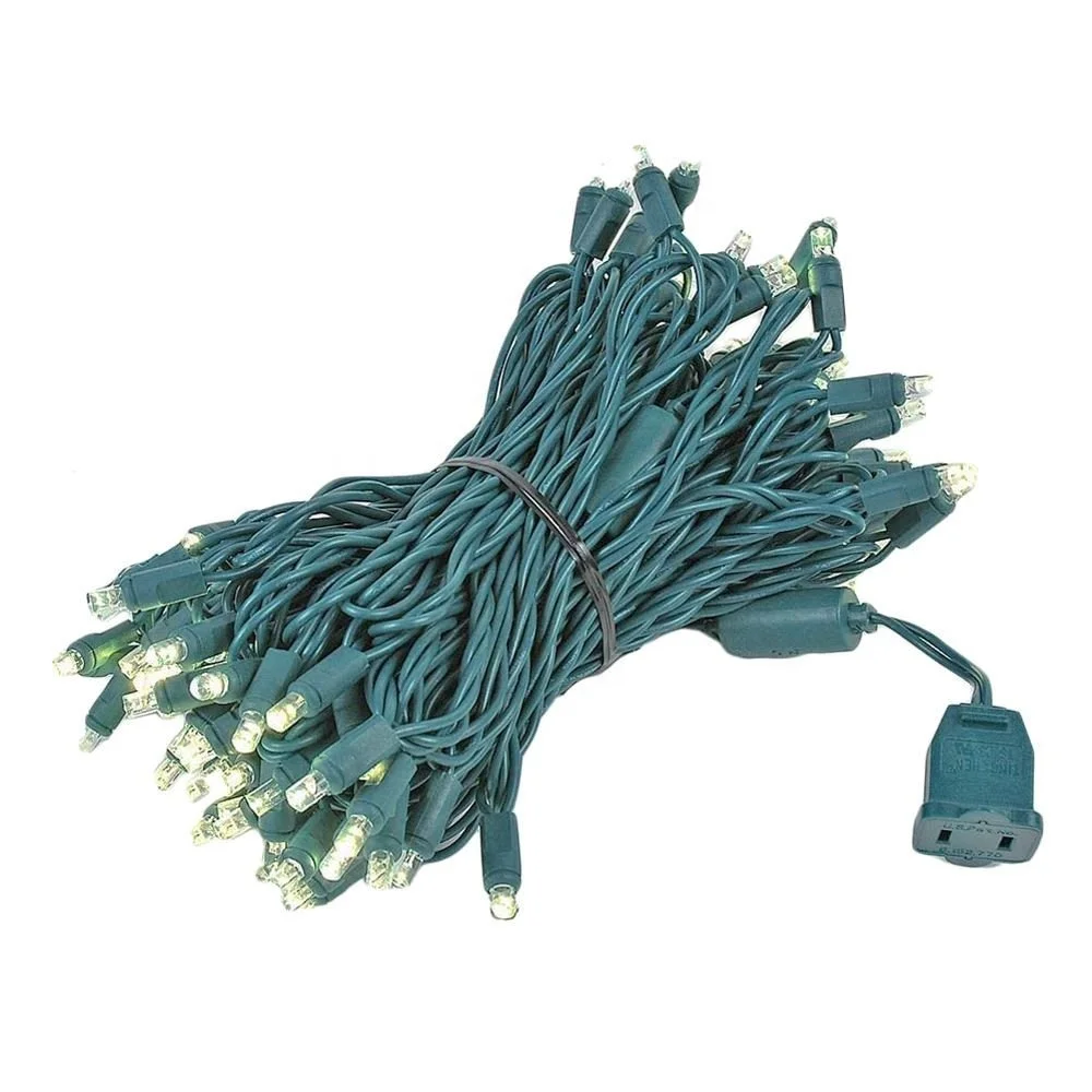 5mm mini Christmas lights  Outdoor Lighting Garden String Lights, Blue, Green Wire