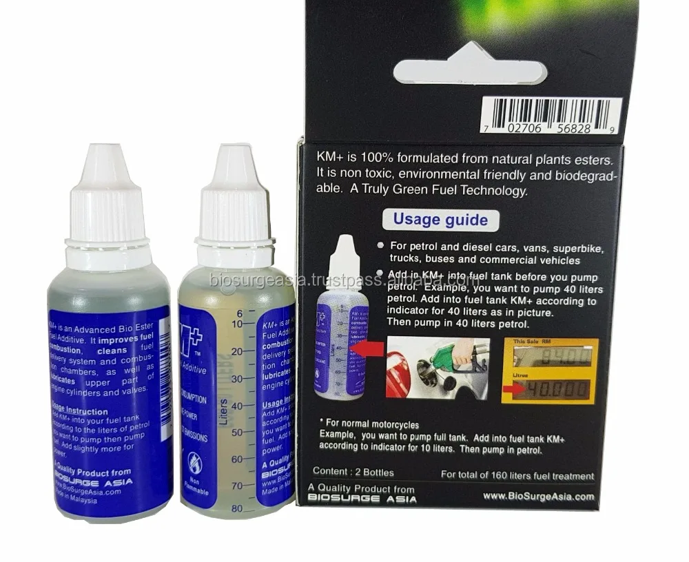 Top Selling KM+ Advanced Fuel Additive Can Helps To Save Fuel Protect Fuel Pump And Injector Increase HP & Torque Smooth Drive