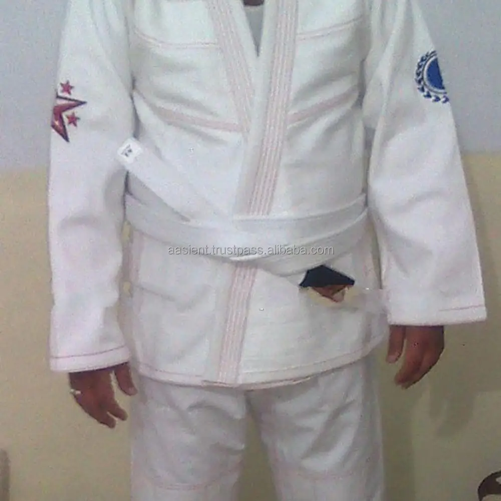 New Light BJJ Brazilian Jiu Jitsu Gi Preshrunk Fabric AASI ENTERPRISES