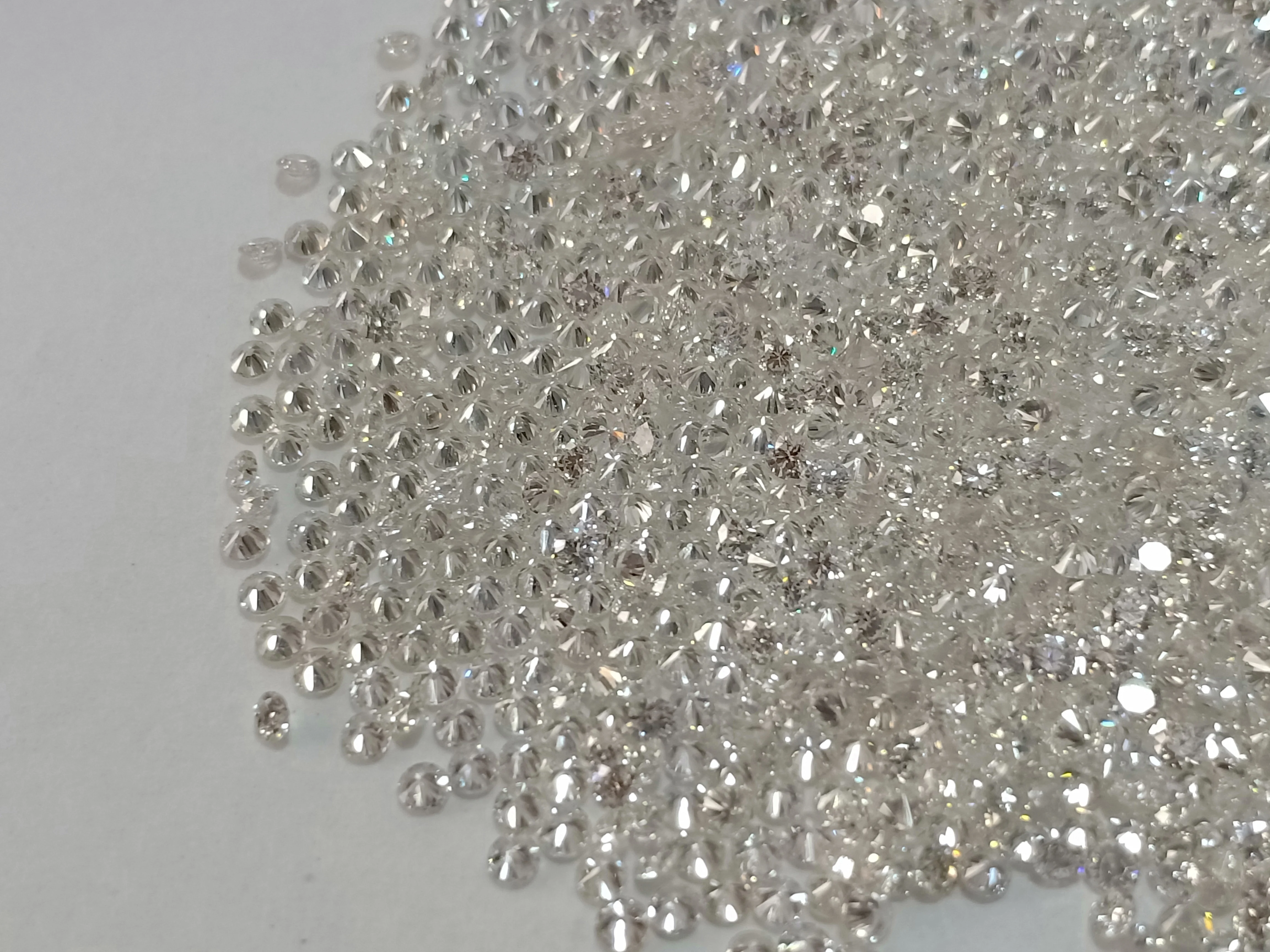 2.00 mm-2.10 mm 1.00 ct Lot VS-SI Clarity G H Color Natural Loose Diamond Brilliant Cut Non-treated At Lowest Price Ever