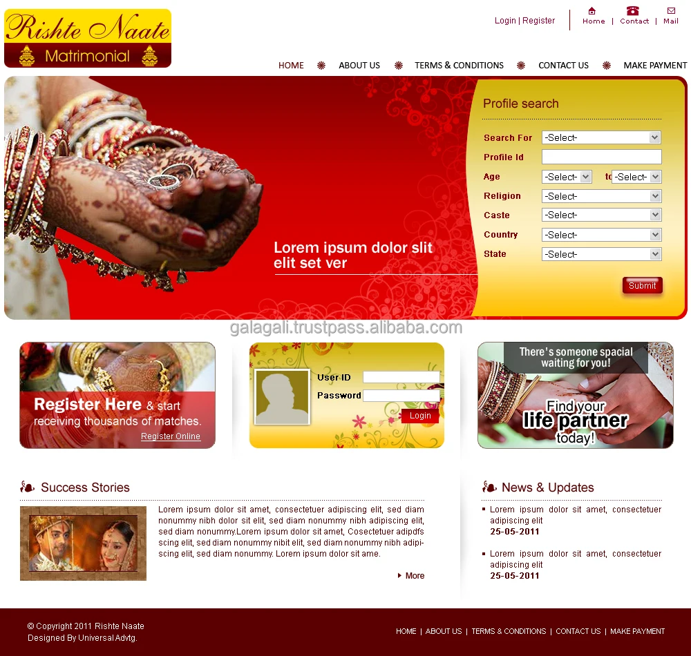 Лучший свадебный веб-сайт PHP из Индии-программное обеспечение для свадьбы