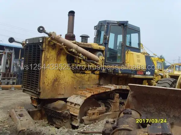 Low price original used Komatsu D155-2 bulldozer for sale