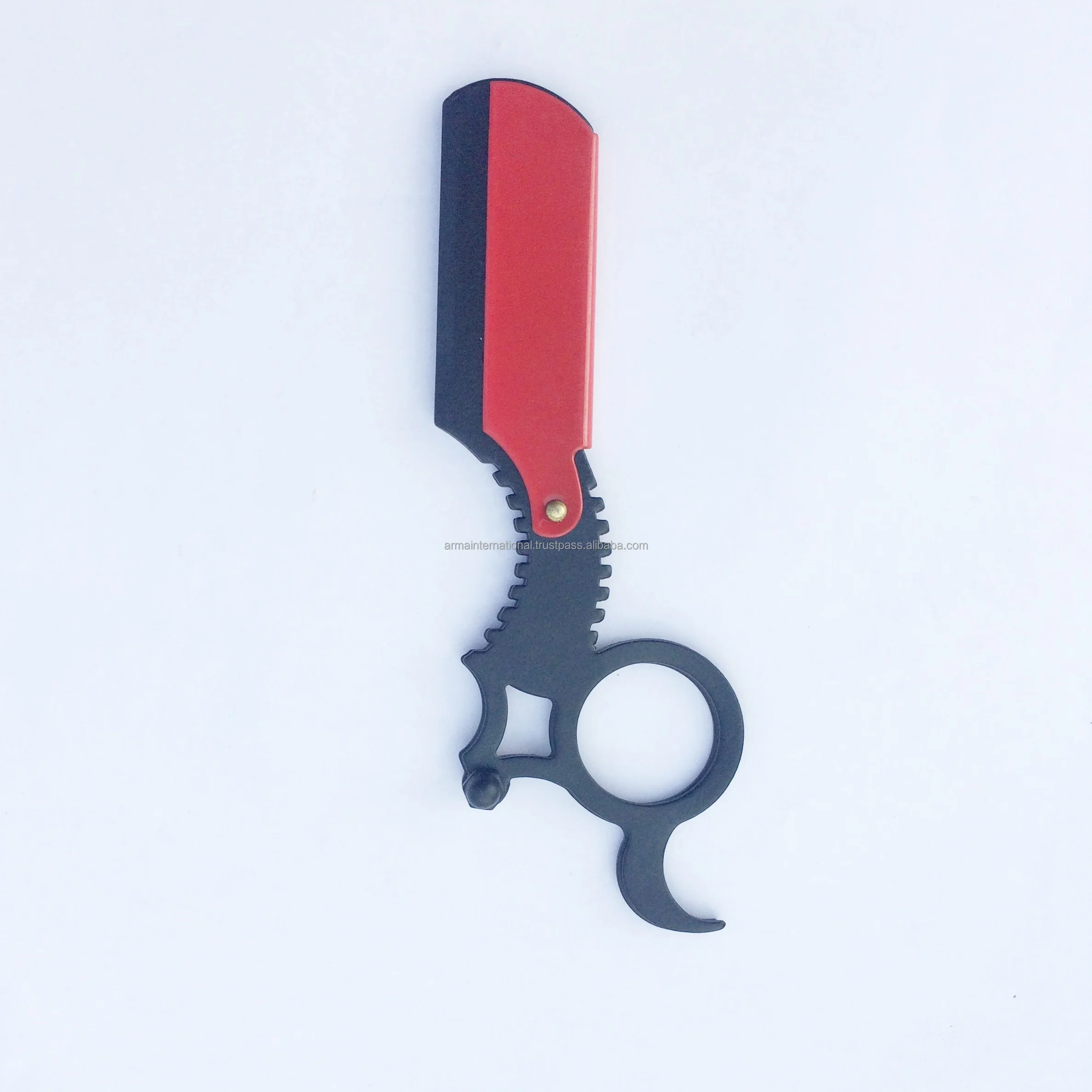 Professional Finger Barber Straight Shaving Razors In High Quality Steel Multi Color Finger Razors