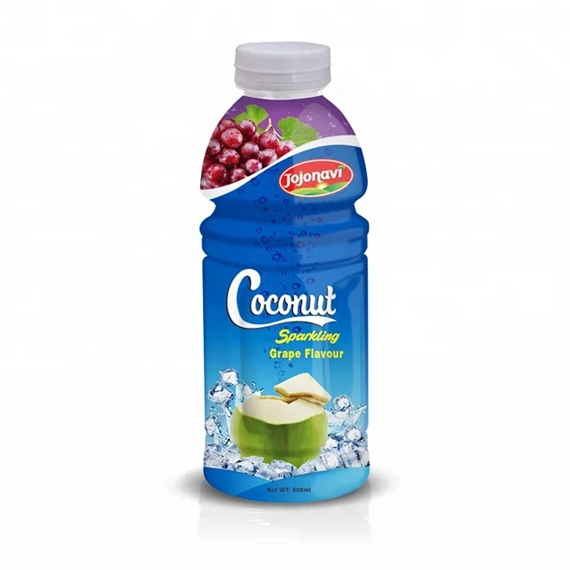 Coconut Water with Sparkling Mango Flavour, 500ml Aluminium Can, Wholesale Price, OEM ODM, Vietnam Beverage Manufacturer