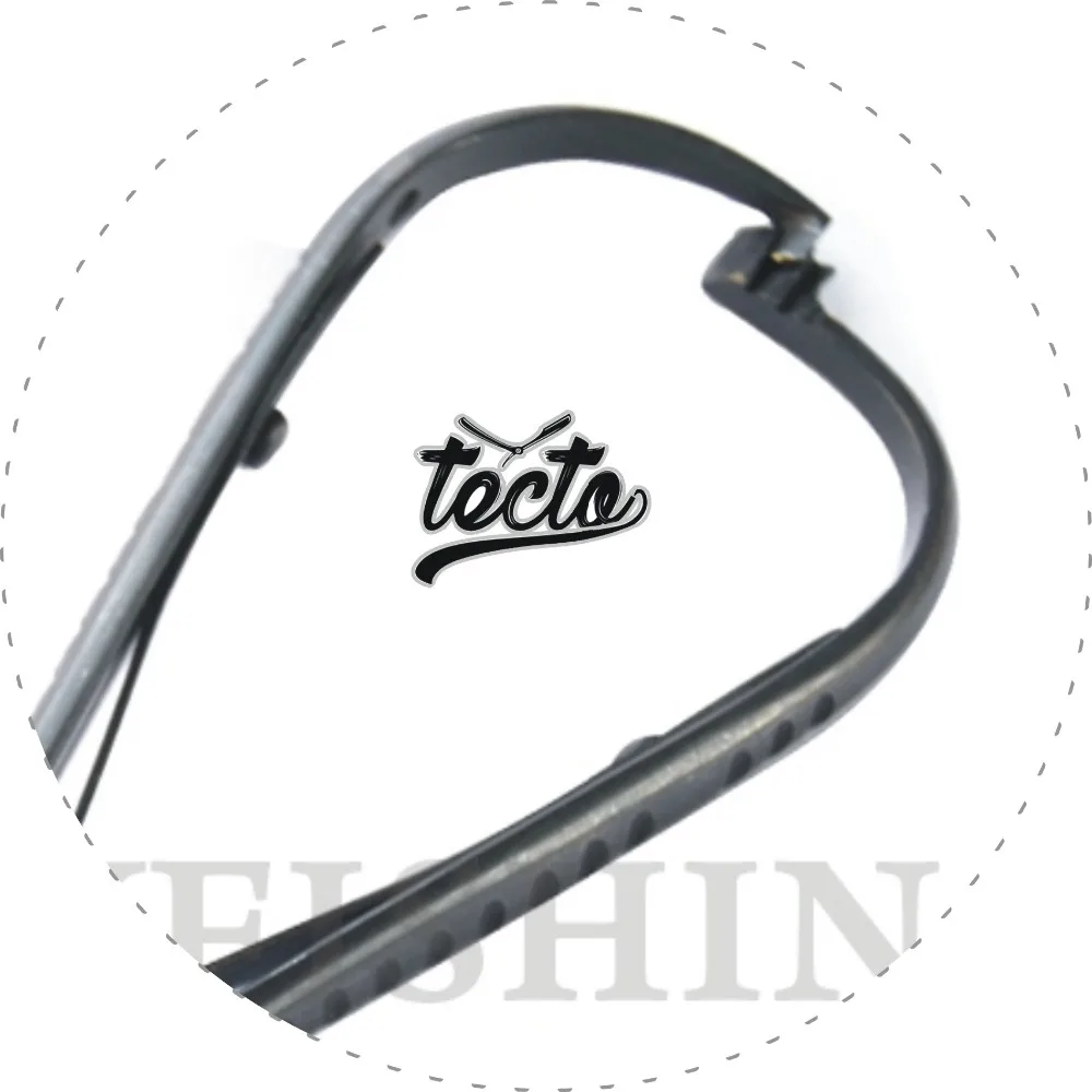 Mitten Clamps Black Shinny Polish Finished With Double Action Spring Fishing Forceps Fly Fishing Tools