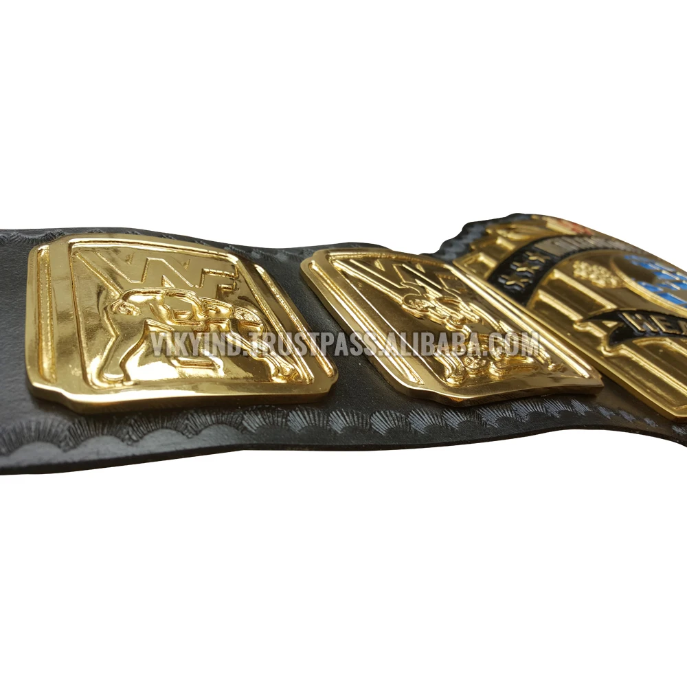 Red Logo IC intercontinental Wrestling Championship Belts Leather Belts Wrestling Belts