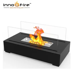 Inno living   TT-28 mini desktop glass  bio ethanol fireplace