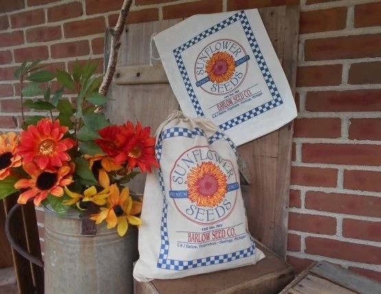 Nature eco-friendly recycled cotton flour bags for sale