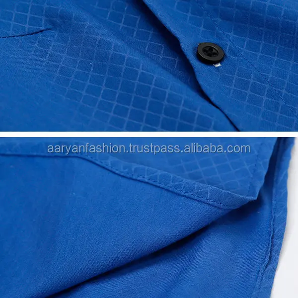 Fashion Plaids Printing Short Sleeve Designer Shirts for Men