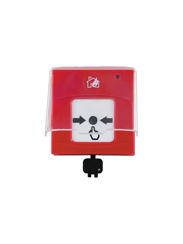 Fire Alert Products 12V - 24V - 220V Plastic Resettable Fire Alarm Siren , Fire Alarm Button