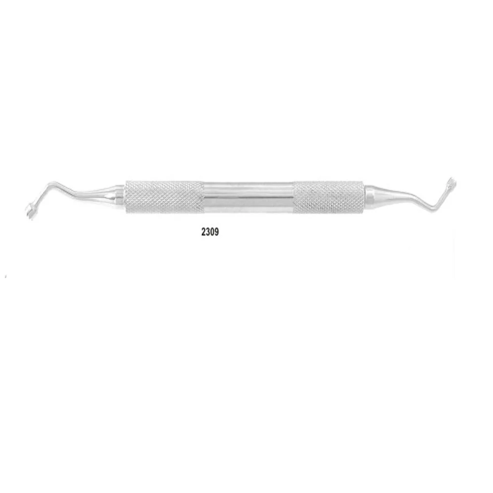 High Quality German Bone Pluggers Double-Ended with Hollow Handle 2309 Mahersi Steel and Metal Manual Machine