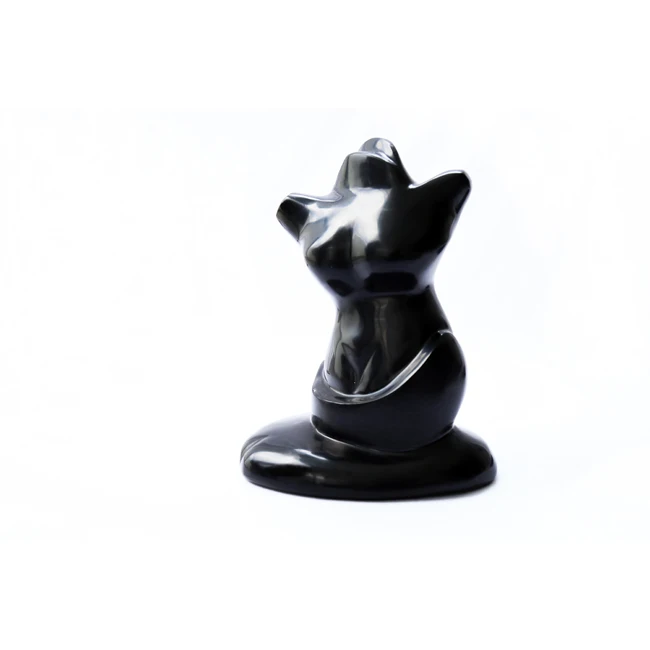 Polished Decorative Obsidian Woman Body Sculpture Supplier