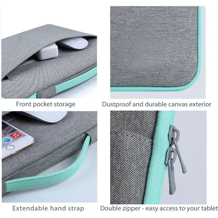 Factory Directly Custom Canvas Waterproof 13 Inch Laptop Sleeve Case