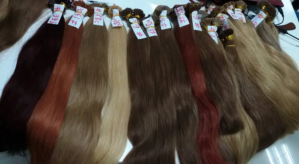 100 % human hair, smooth, straight Vietnam virgin human hair extension