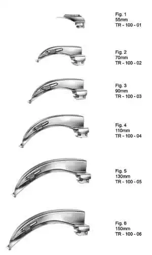 Single Use Disposable Mac laryngoscope LED laryngoscope Blades Set Sale Power Technical Instrument