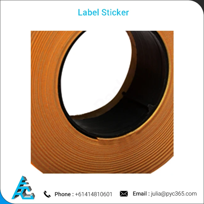 Supermarket Custom Blank Paper Label Adhesive Sticker Roll