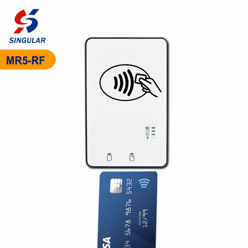 External Portable BT NFC RFID Card Reader