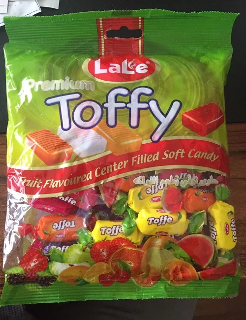  Мягкая Жевательная смесь с ароматом клубники LALE TOFFY фруктовые конфеты