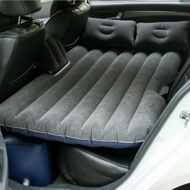  Akuma-00124 диван-кровать новый дизайн Флокированный надувной задний сиденье автомобильная кровать воздушный матрас