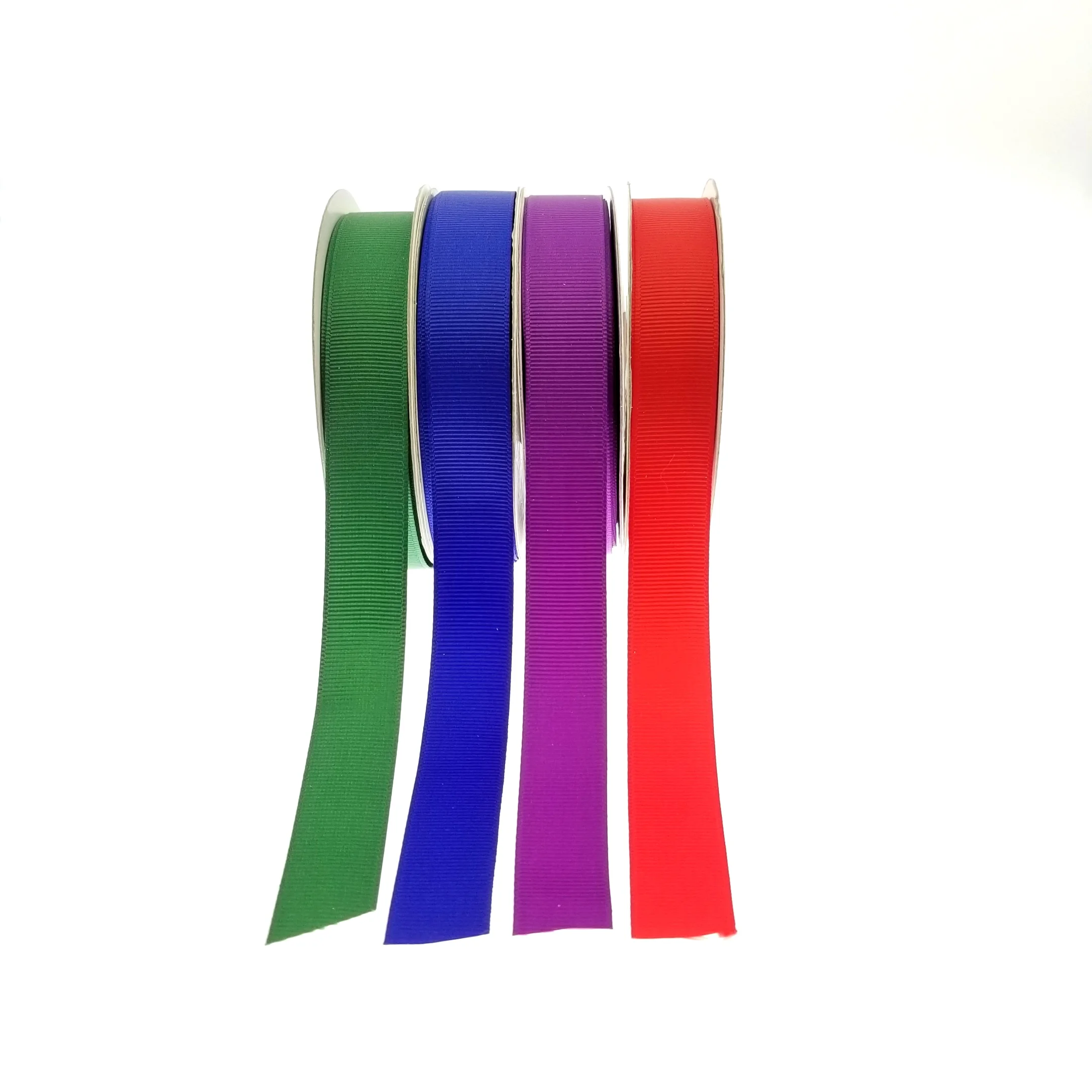 196 Stock color 3mm - 100mm polyester woven grosgrain ribbon