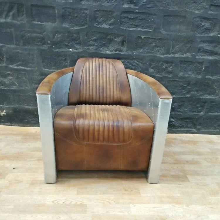 Aviator professor chair, Aviator Vintage Leather Chair