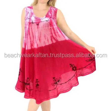 Женские платья с вышивкой, окрашенные в галстуке, оптовая продажа, платье-зонтик из искусственного шелка