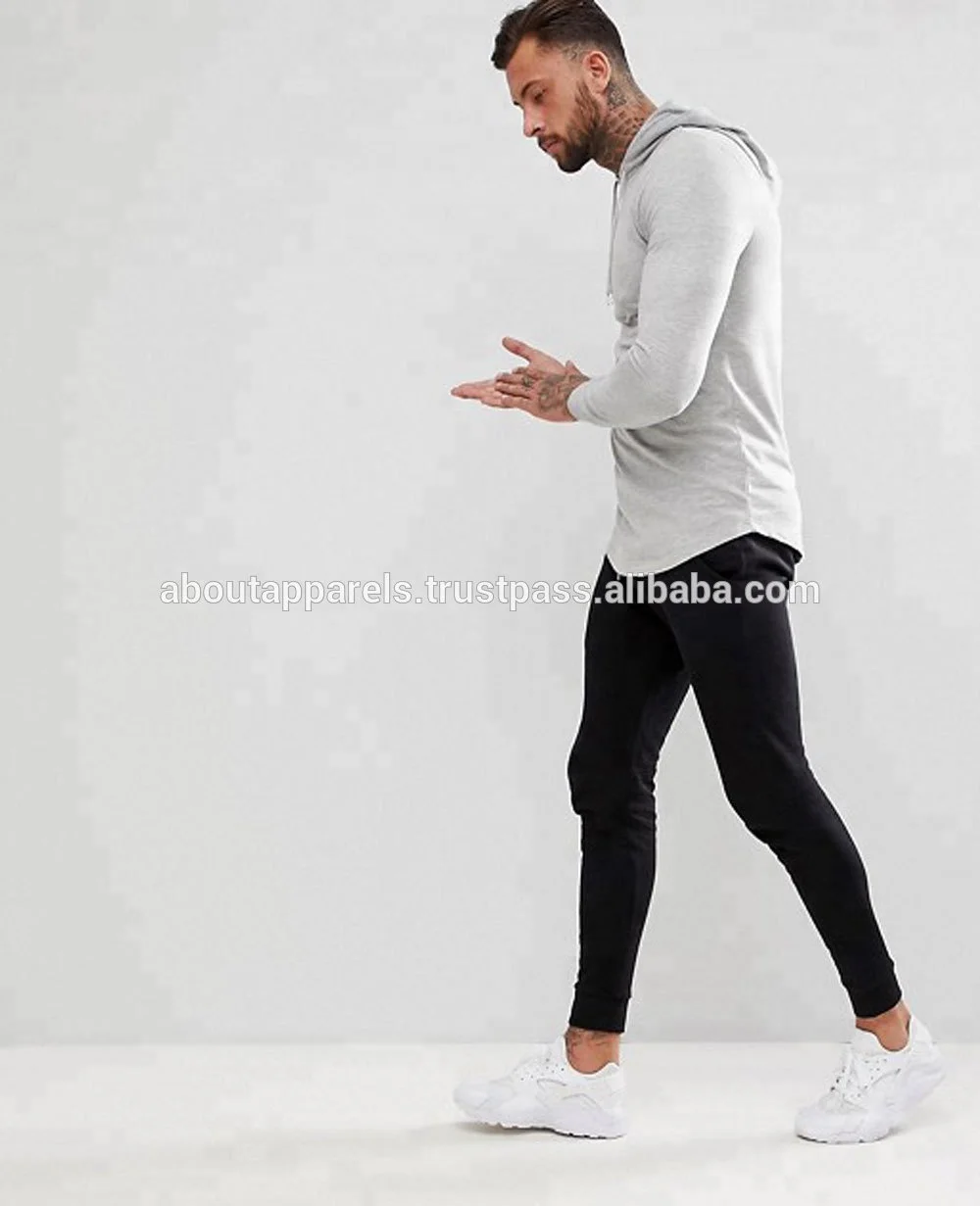 2024 New Trendy Fashion Wholesale custom factory price slim fit men casual plain Breathable hoodies for men