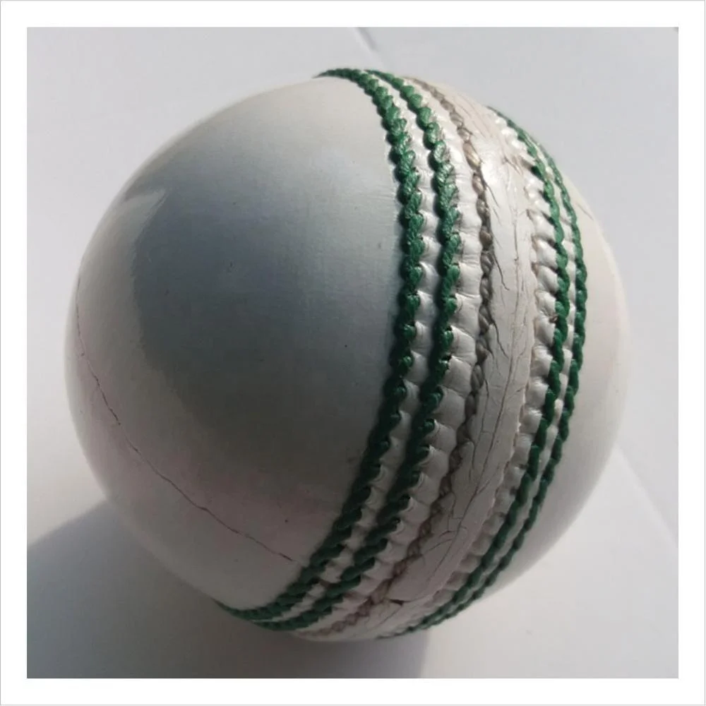 
hand stitched cricket leather ball 