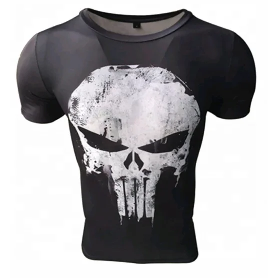 Custom compression clothing mma rash guard shirt