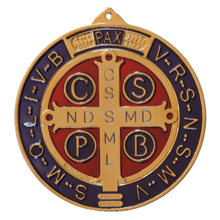 wholesale st michael st saint benedict christopher medal keys folk crafts