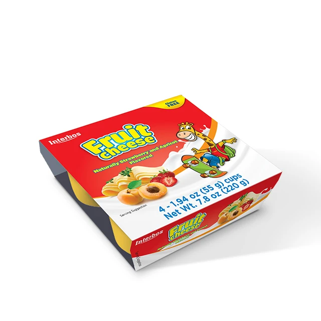  High Quality Delicious Bulk Cream Cheese 55 gram with strawberry and apricot flavor cheese from Vietnam