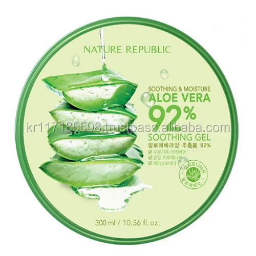 
Nature Republic Soothing and Moisture Aloe Vera 92% Aloe Soothing Gel_300ml 