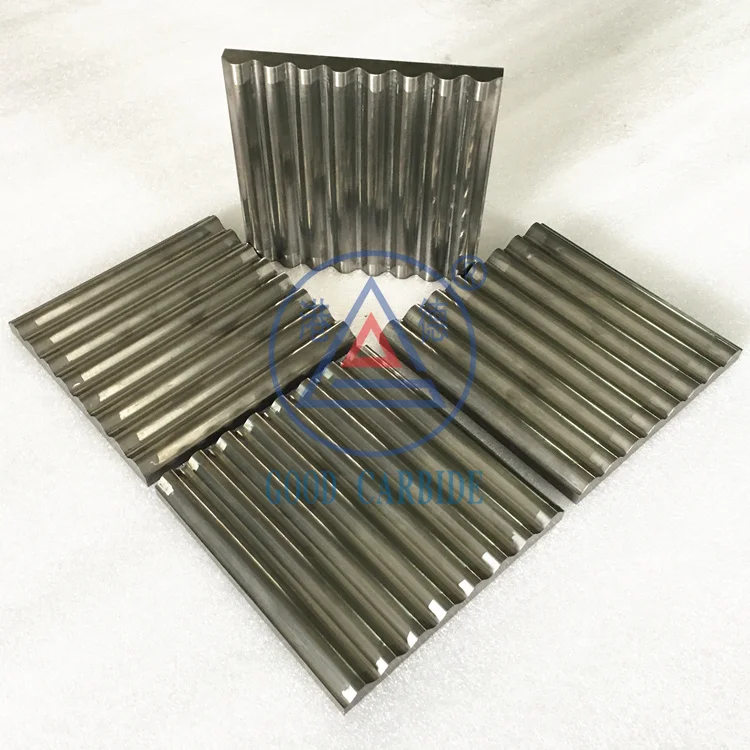 OEM&ODM abrasive tungsten carbide jaw plate hard alloy polysilicon and Monocrystalline silicon crushing jaw plate