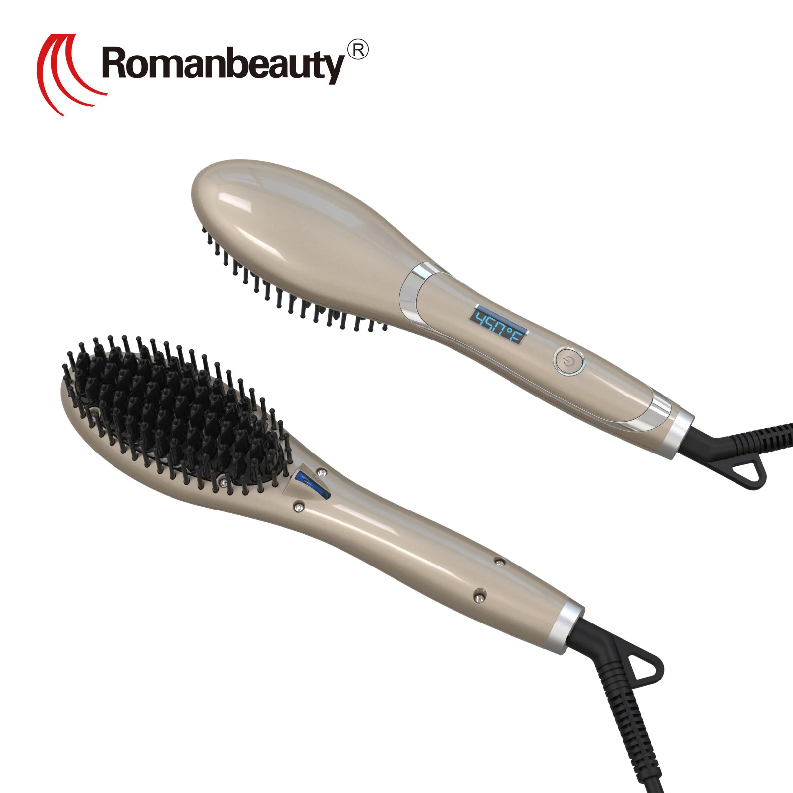 Hot brush RM-67 ceramic hair straightening brush