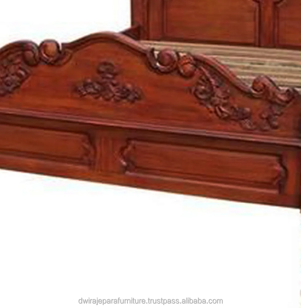 Classic Furniture Antique Reproduction Colonial Four Poster Bed - Antique Reproduction Mahogany Indonesia