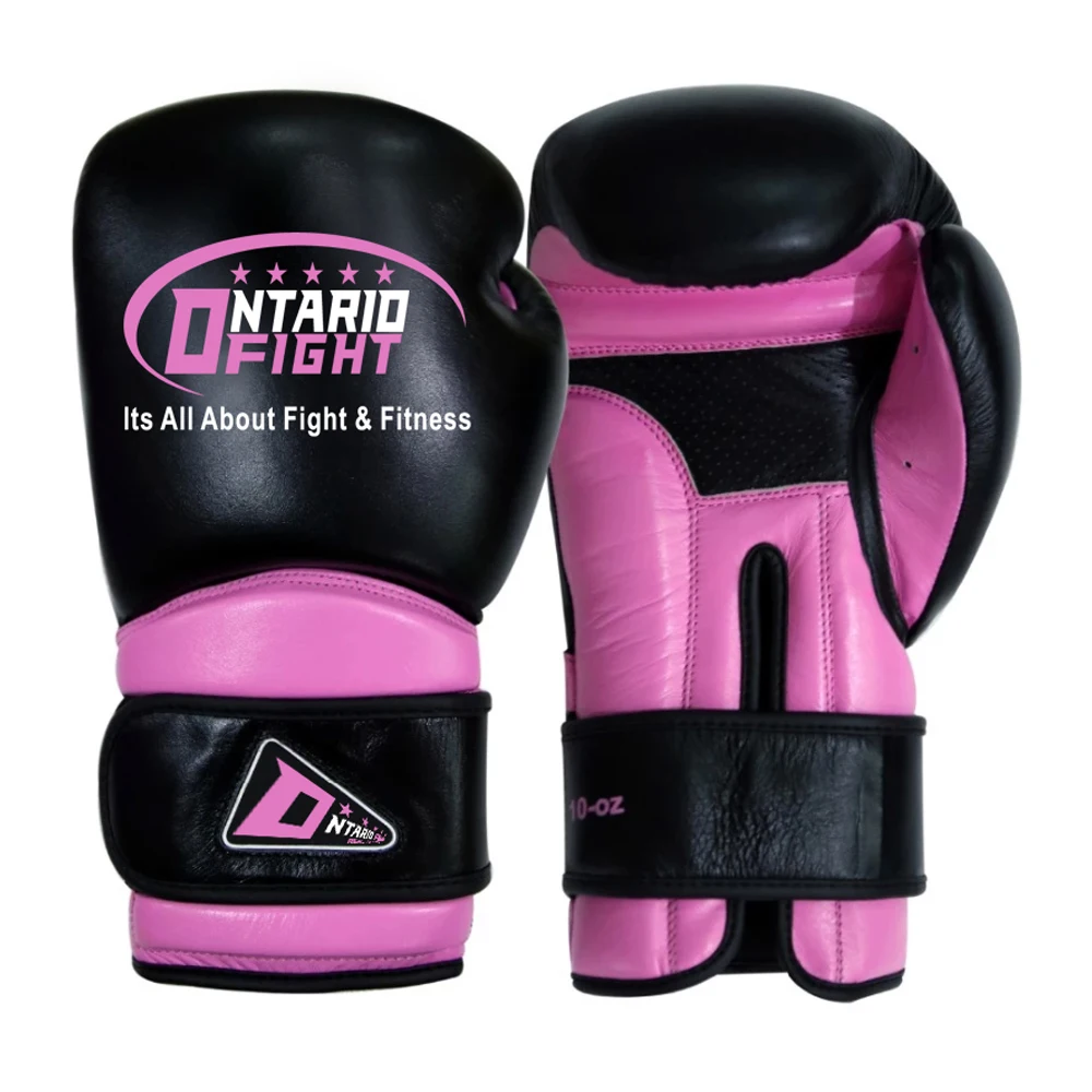 women High Quality Custom Logo Pu Leather Muay Thai Fight Workout Boxing Gloves leather boxing gloves/Custom logo boxing gloves