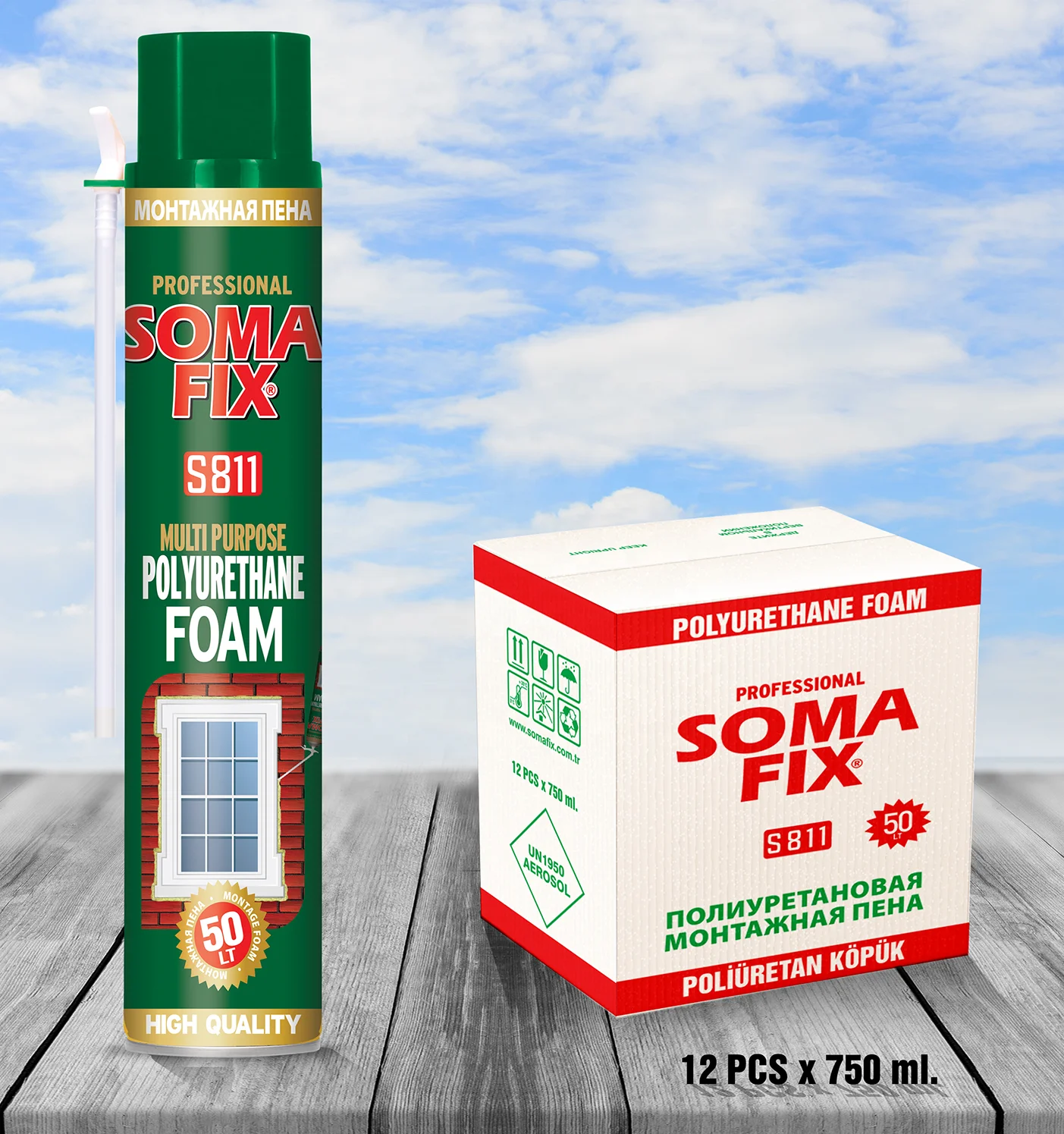 SOMAFIX 750 Ml Polyurethane Foam - Handheld