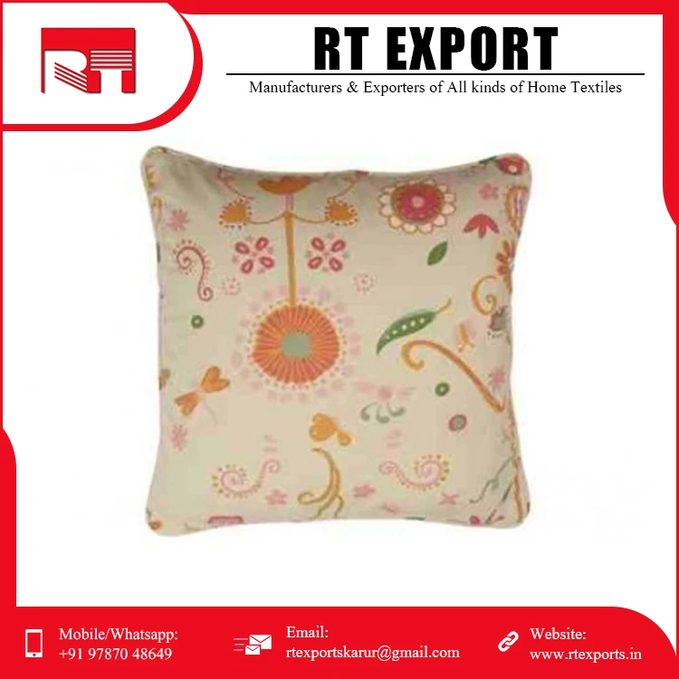 The Trendiest Personalized Printed 100% Cotton Personalized Logo Pillowcases Indian Manufacturer