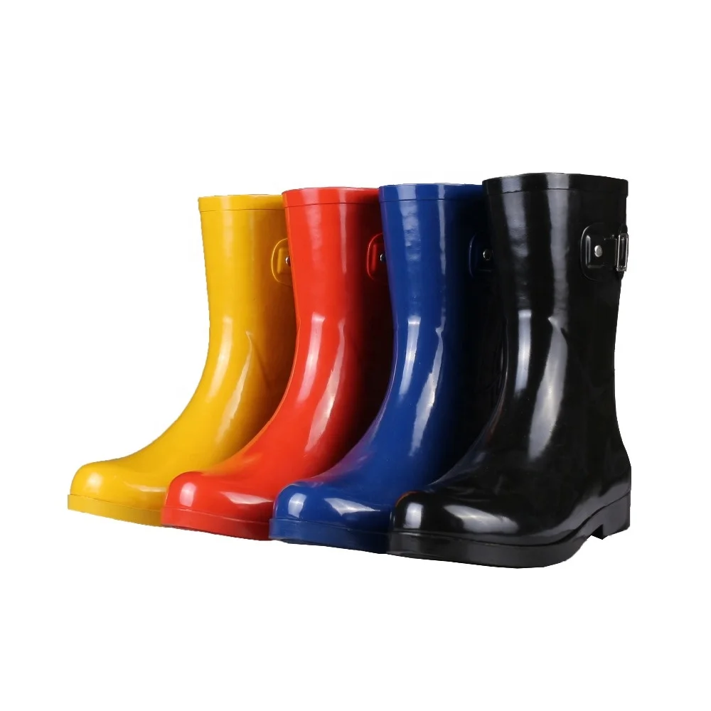 
 Китай, дизайнерские собственные красочные силиконовые резиновые женские резиновые сапоги с пряжкой, женские модные резиновые сапоги  