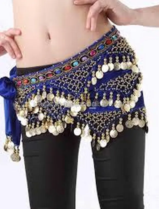  Пояс для танца живота шарф-юбка