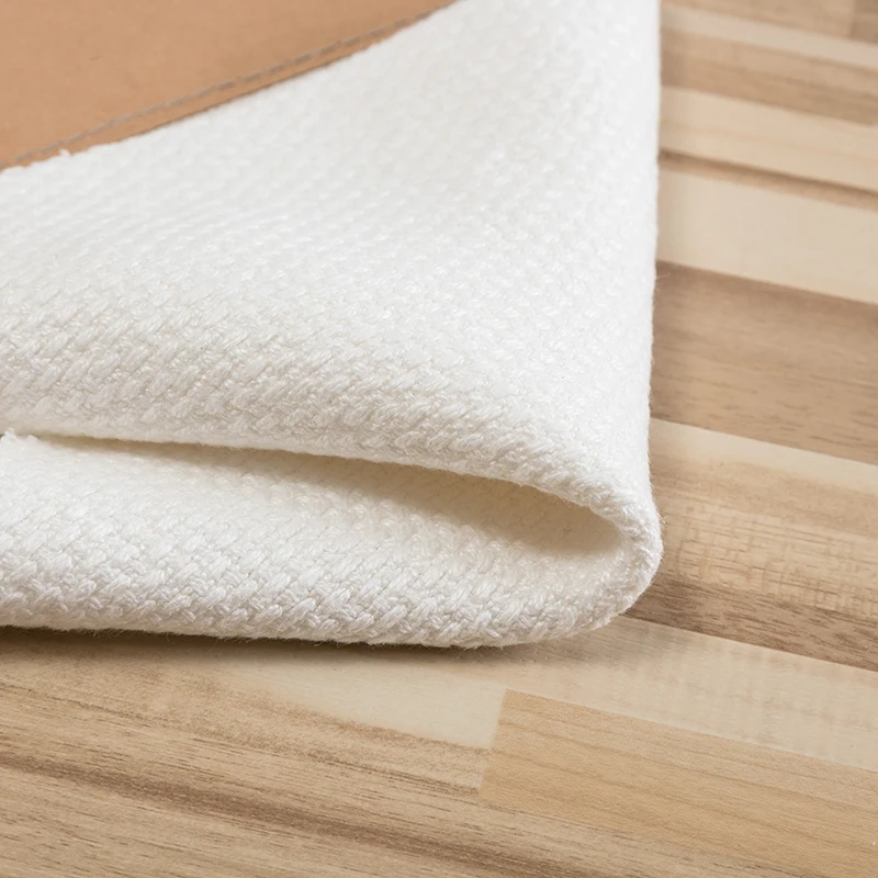 
Eco-friendly white 100% hemp fabric canvas wholesale in stock 