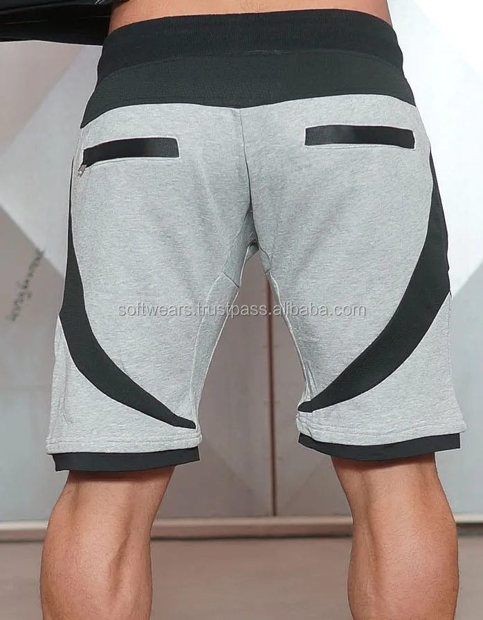 
Customized cotton fleece men sweat shorts sweatshorts elasticated waistband sweat shorts 