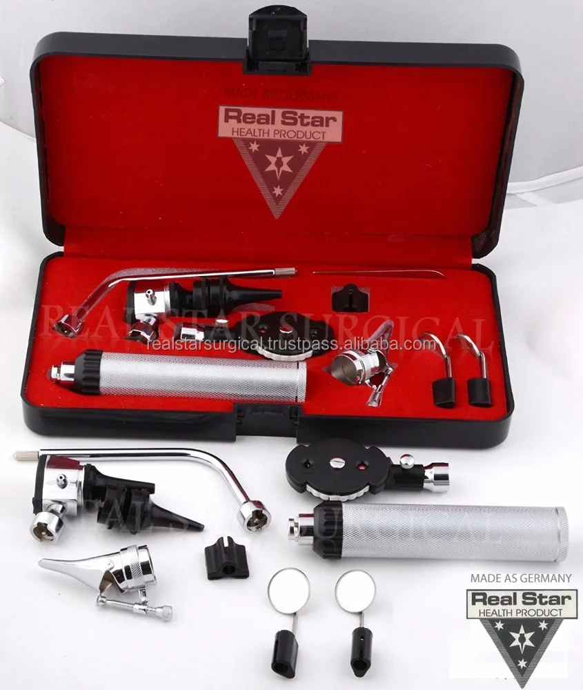 Real Star Best Quality Ophthalmoscope Otoscope ENT Diagnostic Set 2017
