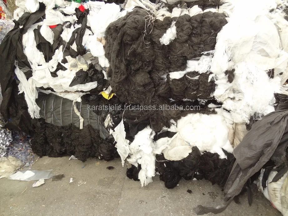 
PP NON WOVEN FIBER - CLIPS MIX COLORS BALES SCRAP /WASTE. 