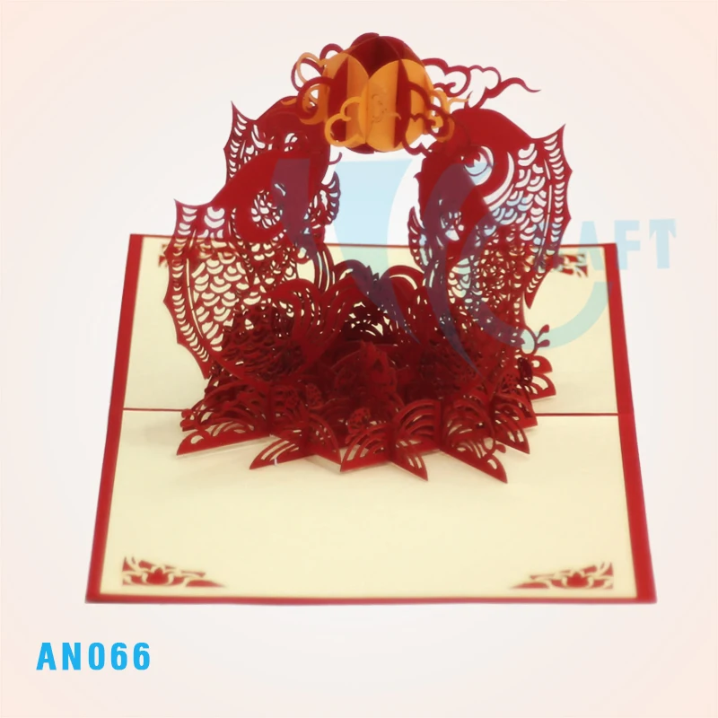 Animal 3D pop up greeting card handmade Vietnam Best Choice Handicraft Paper Crafts from Viet Nam Love Themed Paper Crafts