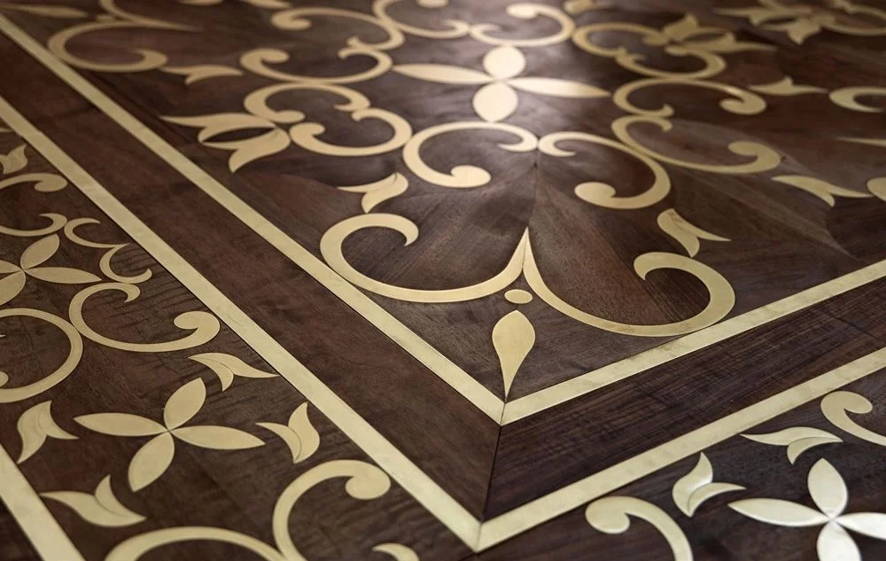 French style modern parquet engineered waterproof finish walnut oak wood flooring design