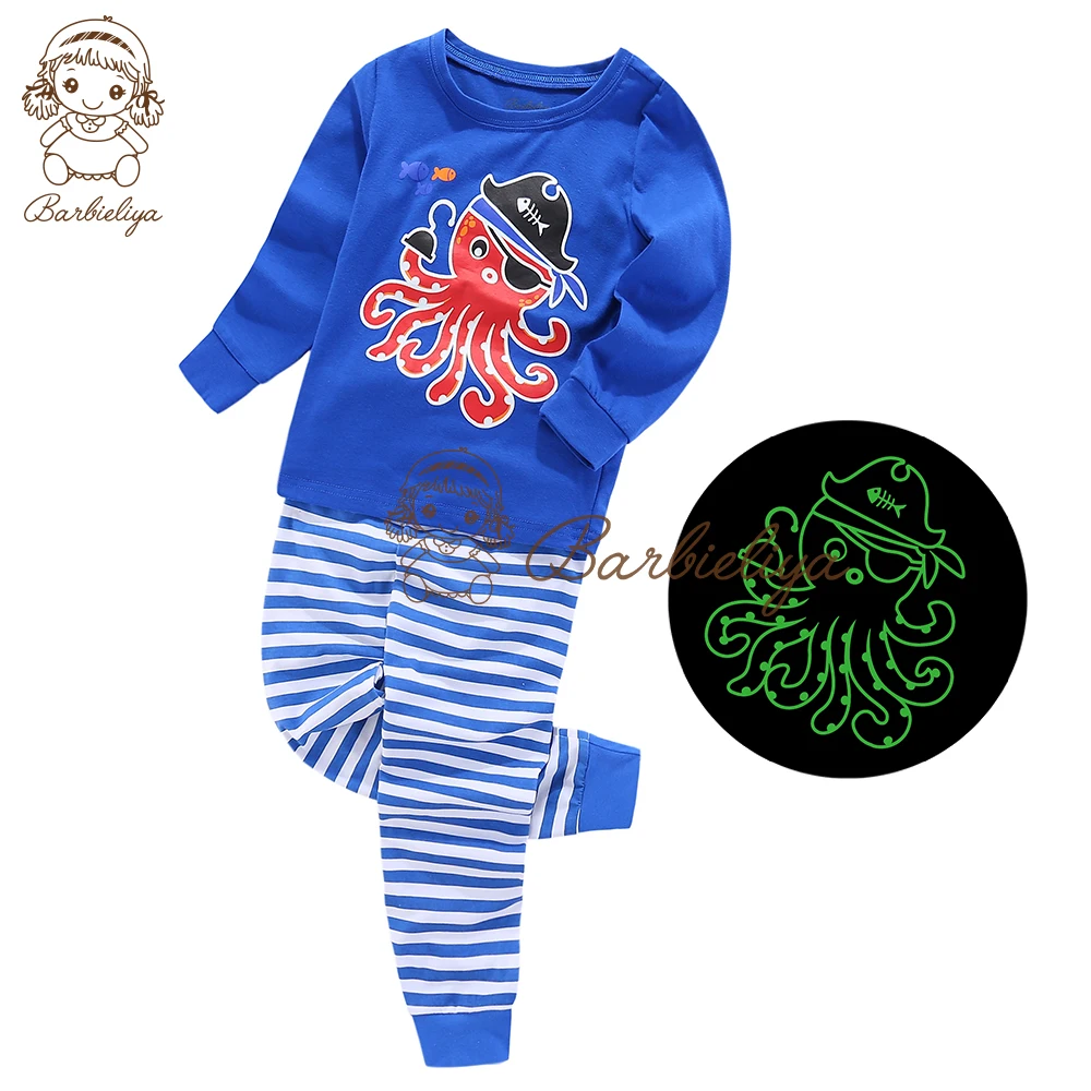 v-B0914 Children girl clothing set homewear christmas unicorn nightwear nightgown pyjamas pijamas kids pajamas